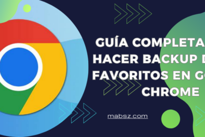 ¿Como hacer Backup de favoritos en Google Chrome?