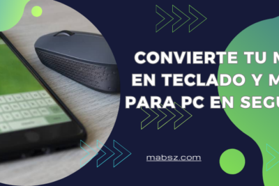 ¿Como usar el móvil como teclado o mouse de pc?