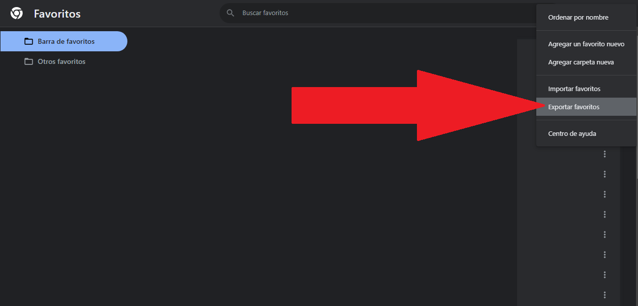 ¿Cómo realizar un backup de los favoritos en Google Chrome?