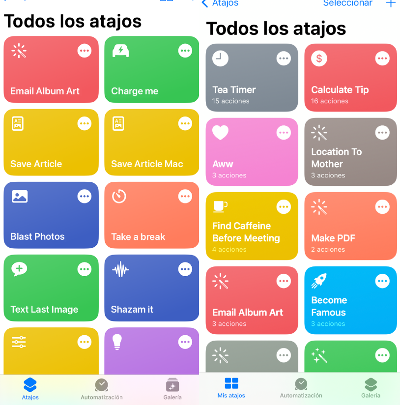 Uso de atajos de teclado personalizados en iphone